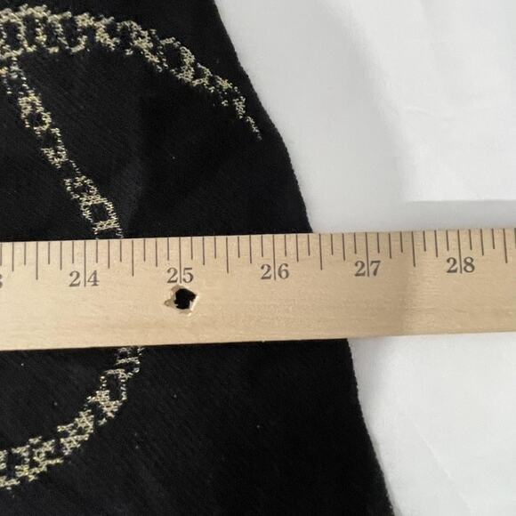 Ruby Rd Sweater Womens Large Metallic Chain Print Long Sleeve Pullover - Picture 6 of 6